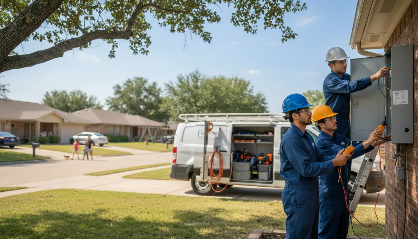 Certified electrician providing emergency electrical services in Severance, NY
